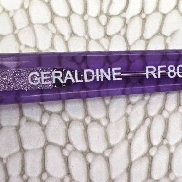 Rare New Roberi & Fraud \'Geraldine\' Sunglasses FR 8005 Purple main image 5